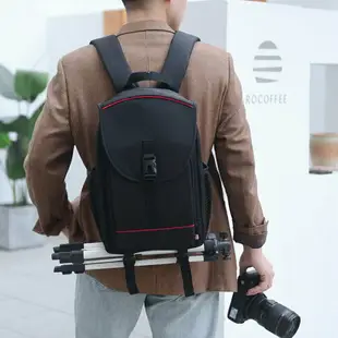 適用于佳能尼康索尼單反相機包女雙肩包多功能防水便攜微單攝影包
