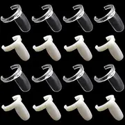200PCS Plastic Nail Color Display Rings - Nail Art Chart Tools for Manicure Practice (2 Colors)