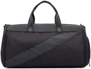 [ZLMHKZ] Gym Bag Sports Travel Duffel Bags with Shoe Compartment&Dry Wet Storage Pocket,Durable Waterproof Fitness Workout Tote Yoga Handbag with Adjustable Shoulder Strap for Men and Women(Black)