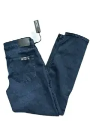 NWT NEW Mens Buffalo David Bitton Ash-X Slim Stretch Jeans Med Dark Wash 30x30