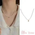 【MISS KOREA】韓國設計浪漫復古典雅珍珠項鍊(復古項鍊 珍珠項鍊)