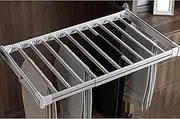 Pull Out Trousers Hanger Rack Pants Hanger Bar, Retractable Clothes Organizers Shelf,Closet Wardrobe Rack for Hanging Clothes for Home Closet KeYJ