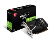 MSI nVidia GeForce GT 1030 AERO ITX 4GD4 OC Video Card, PCI-e 3.0, 1430 MHz Boost Clock, 1189 MHz Base Clock, 1x HDMI 2.0, 1x DVI(NEW)
