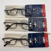 "3 PAIR" R123 ICU DR DEAN EDELL 1112483 1Z Saratoga 1.25 READING GLASSES READERS