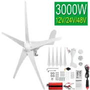 12V 24V 48V Wind Turbine Wind-Generator 5 Blades MPPT Power Charger Controller