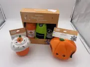 ZippyPaws 3-Pack Halloween Lot Bottle Crusherz,Burrow+cupcake*Dog FREE SHIPPING-