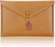[HAMKVBPR] Laptop Bag for Women Leather Thickened Document Bag A4 Storage Bag Office Bag Ladies Briefcase Bag