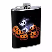 Ghost Dog Em1 Flask 8oz Stainless Steel Hip Drinking Whiskey