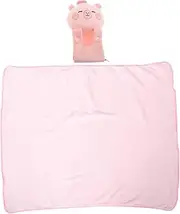 ETHZZLE Foldable Dual Use Lightweight Pillow Blanket for Car Comfortable Travel Companion for Air Conditioning Portable Blanket for Road Trips Trains and Planes