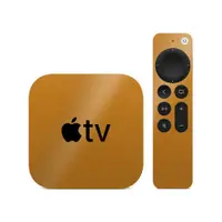 在飛比找蝦皮購物優惠-PimpSkins Apple TV 全系列 緞面橘 專用貼