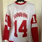 Mitchel & Ness Men's XL Brendan Shanahan White Detroit Red Wings 2001/02 Jersey