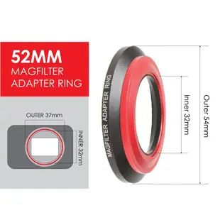 52mm UV 濾鏡 MagFilter CANON POWERSHOT G5X G15 G12 磁吸轉接環原廠鏡頭配件