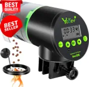 Automatic Fish Feeder, Plug-In Powered, Moisture-Proof Container, for Small Tank