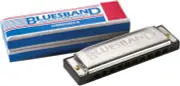 Blues Band Harmonica, Key of C, Chrome (1501BX)