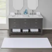 Madison Park Signature Marshmallow Bath Rug Collection White 24 X 40