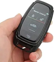 Remote Starters for Cars Car Alarm Remote Start Car for Smart LCD Key Bluetooth 5.0 Connection Keyless Entry Smooth Touch for One Button Start Silver (Black)