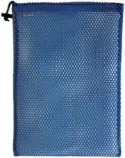 Equinox Nylon Mesh Stuff Bags - Set of 2, 15" x 22" Blue Sacks for Organizing