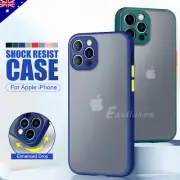 Shockproof Armor Matte Case Cover Fr Apple iPhone 16 15 14 13 12 11 Pro Max Plus
