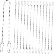 COSMEVIVI 24pcs Hanging Chain Billboard Hanger Hangers for Billboards Plant Hangers Ornament Hook Hanging Planter Chain Link Chain Decor Chain with Hook Chain Hooks Billboards Hangers