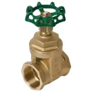 Zetco TESTED GATE VALVE 2500kPa BSP Threaded, DZR Brass- 15mm Or 20mm