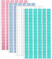 408 PCS Adhesive Poster Sticky Tack Putty Removable Tacky Putty Mounting Putty Reusable Wall Safe Tack Putty for Wall Hanging Pictures Poster Museum, Cleaning, Nail (White, Pink, Green, Blue)