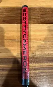 New Scotty Cameron Putter Red Matador Grip Med/Midsize 100% Authentic