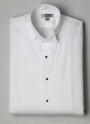 Edwards Mens Style 1390 White Wing Collar Tuxedo Shirt Size 4XL 35