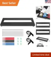 Aluminum Mini Pedalboard with Hook & Loop Tape - Lightweight 0.75lb Design