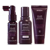 在飛比找Yahoo奇摩購物中心優惠-AVEDA 蘊活更新洗潤三件組(蘊活菁華更新洗髮精50ml+