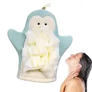 Body Exfoliator Glove - 2-in-1 Glove Exfoliator for Body | Bathing Accessories, Loofah Sponge, Elastic Shower Puff for Bath Skin Exfoliation