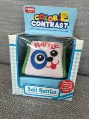 Vintage Playskool Soft Rattles Triangle- New Hasbro 1988 Unopened Unused