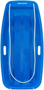 Sportsstuff Classic Plastic Snow Sled | 1-2 Rider Options | Multiple Pack Sizes