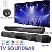 TV Soundbar Sound System Bluetooth Speaker Box Subwoofer & HIFI Portable PC Home