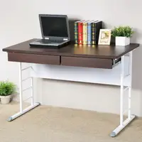 在飛比找樂天市場購物網優惠-馬克120cm辦公桌-加厚桌面(附二抽屜)❘辦公桌/工作桌/
