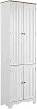 Artiss Buffet Sideboard with Doors and Inner White Adjustable Shelves Tall Pantry Cupboard Corner Cabinet, Kitchen Storage Table Display Organizer Dining Furniture Living Room Home
