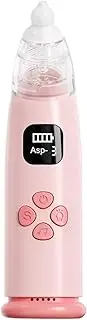 Nose Sucker for Baby | 3 Suction Baby Nose Aspirator,3 Tips, Portable Rechargeable Nasal Cleaner with Light and Music for Hygiene Congestion Home Travel Care
