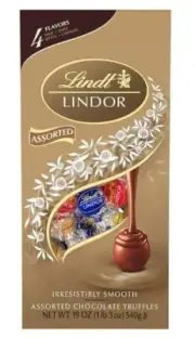 Lindt Lindor Assorted Gold Bag, 19 oz - Irresistible Swiss Chocolate Truffles -