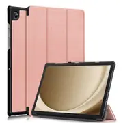 For Samsung Galaxy Tab A9 Case, 8.7 inch SM-X110 X115 Folio Smart Leather Magnetic Stand Case Cover (Rose Gold)