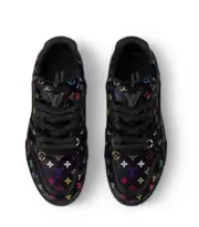 Louis Vuitton Takashi Murakami Trainer Sneakers Black UK10/US11 New No Tags JP