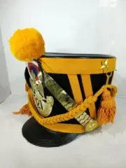 leather French Napoleonic Shako Helmet Military Prussian Officer HAT