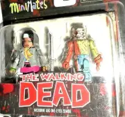 the WALKING DEAD Minimates MICHONNE one eyed ZOMBIE tv show series mcfarlane moc