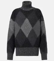 [Stella McCartney] Stella McCartney Virgin wool turtleneck sweater AU 6 grey