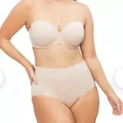 NWT Nancy Ganz Body Define Strapless Contour Bra Warm Taupe Sz 14D Rrp $80