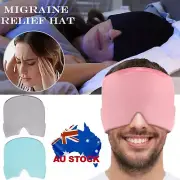 Gel Ice Headache Migraine Relief Hat Hot Cold Therapy Cap Stretchable Men Women