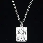 [ZOJK] Necklace 20X12Mm Pendants Short Long Women Men Colar Choker Jewelry Gift