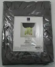 LUSH DECOR Lucia Valance Triple Draped 42"× 18"+2" GRAY MSRP $89.99, New!