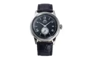 Orient Bambino RA-AP0101B30B Blue Dial Black Leather Divers Watch Men Automatic