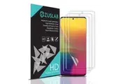 [3 Pack] ZUSLAB Galaxy S20 Ultra 5G Flexible TPU Film Screen Protector Ultrasonic Sensitive Fingerprint Recognition & Case Friendly for Samsung