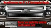 Dallas Cowboys Old Wood OVERLAY Decals Stickers for Chevy Bowtie Emblem-2 U CUT