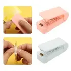 2Pcs Mini Sealing Machine, Food Heat Vacuum Sealers, White/Pink